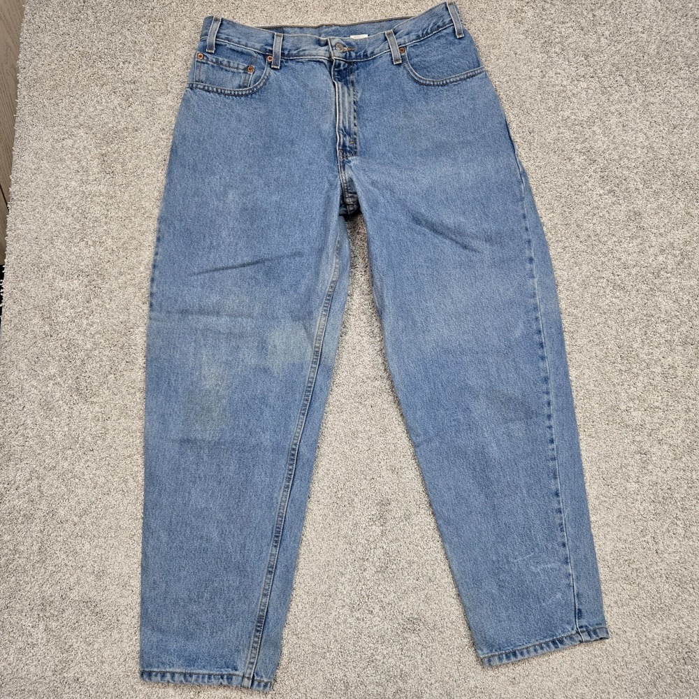 Vintage Levis 560 Jeans Mens 36x30 Blue Relaxed Tapered Baggy‎ Y2K distressed